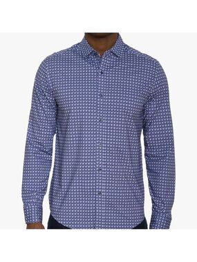 Robert Graham Men's Bernardi Long-Sleeve Button-Down Shirt Button Down Shirt